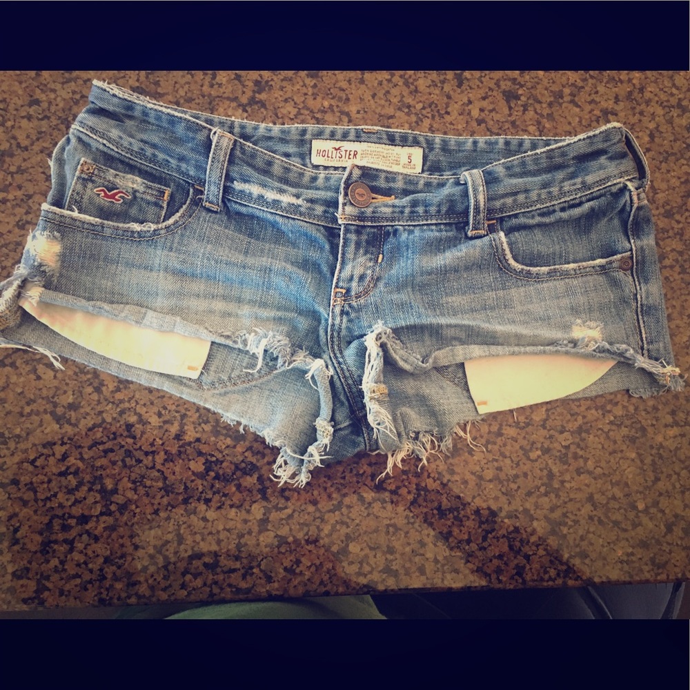 Hollister short shorts.